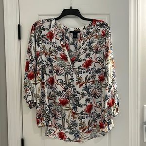 2X 3/4 sleeve blouse